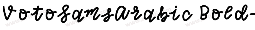 WotoSamsArabic Bold字体转换